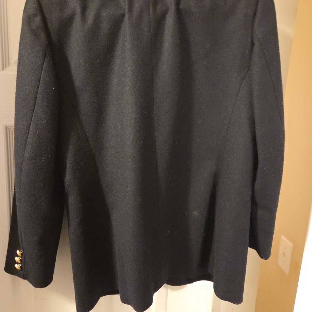Black Blazer with Gold‎ Button Accents - Picture 5 of 5